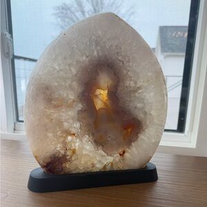 Geode Crystal Display with Stand